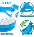Intex – Swim Center Family Lounge Inflatable Pool (90 x 90 x 26 inches) – 56475. 