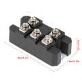 Three-Phase Rectifier 1pc MDS100A Black Diode Bridge 100A Amp High Power 1600V. 
