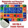 ABC Alphabet Learning Rug for Kids - Soft Non-Slip Educational Carpet for Playroom, Bedroom, and Classroom (100x150 cm). 