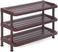 Shoe Rack – Lightweight, Portable Shoe Organizer and Space-Saving Shoe Stand for Apartments, Small Spaces, Entryway, Hallway, Bedroom, or Living Room, Easy to Use and Move. 