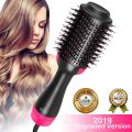 Professional One Step Hot Air Brush, Hair Straightening Tools - Hair Dryer And Hair Rotating Curler - Electric Blow Dryer Machine For All Hair Types - Hair Styler Comb For Women And Girls. 