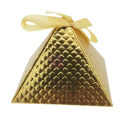 Pyramid Design Bidh Box - 3.5 Inch x 3.5 Inch - Wedding Themed Party - Multicolors - Unisex - Pack Of 50. 