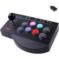 PXN Arcade Stick,Street Fighter Fight Stick,with Turbo & Macro Functions USB Arcade Controller,Suitable for PS3 PS4 Xbox ONE Switch PC Arcade Fight Stick. 