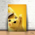 Home Decor & Wall Decor Painting Pokemon Pikachu | Cartoon Poster Wall Art. 