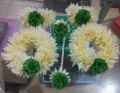 Artificial Flower Bridal Jewellery Set. 