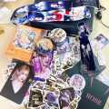 BLACKPINK Gift Box Jisoo Rose Personal Style Peripheral Standee Stickers Mini Truck Suit Lanyard Keychain. 
