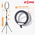 Energy - ENRG LED Ring Light 18 Inch \ 45 cm with 7.5ft Metal Tripod Stand Carry Bag And Adjustable Phone Holder. 
