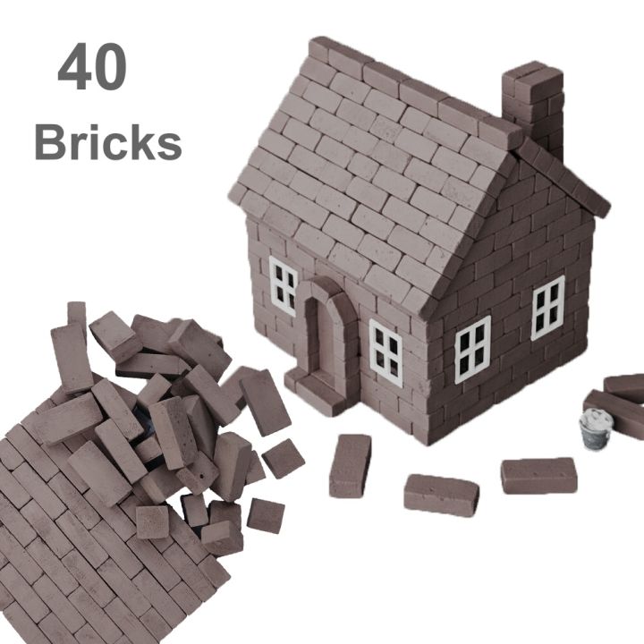 40 Mini Bricks for Kids to Build Dollhouses - Small Size Mini Bricks ...