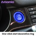 Push Button Sticker Car Engine Start Button Sticker Easy Install Decorative Decal for Car Accessories Self Adhesive Push Button Cover Start Stop Engine Sticker. 