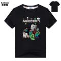 Minecraft Boys Creeper & Character Tee, Summer Short Sleeve T-Shirt. 