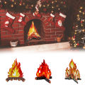 Flame Decor Easy embly Bonfire Music Party Picnic Barbecue Flame Decoration. 