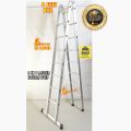 Almunium Folding Seeri 8 Feet Double Side 2 in 1 Foldable Ladder. 