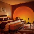 USB Sunset Led Projector Night Light Sunlight Projector Desk Lamp For Bedroom. 
