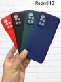 Redmi 10 New Soft Logo Matte Ultra-Slim Phone Case Back Cover. 