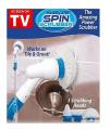 Hurricane Spin Scrubber - Rechargeable Power Scrubber Cleaner For Bathroom, Toilet, Bedroom, Room, Glass, Mirror Car Wash Clean. 