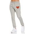 Superman Logo Grey Trouser 2021 New Collection Sweatpants Gym Sports Wear Casual Fashion Trousers For Men. 