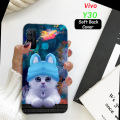 Vivo_Y30 Pouch Cover - Cat - 2Gud Soft Case Cover. 