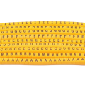 Cable Marker Tags Wiring marker 100Pcs a-z 0-9 suitable for 1.5 to 2.5 mm wire. 
