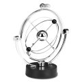 Perpetual Motion Desk Sculpture Toy - Kinetic Art Galaxy Planet Balance Mobile - Magnetic Executive Office Home Decor Tabletop Toy - Men Women Stress Relief. 