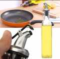 FARI Olive Oil Dispenser Bottle – 500ml Glass Cooking Oil and Vinegar Cruet No Drip with Stainless Steel Funnel (1). 