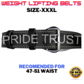Weight Lifting Belts, Size XL, XXL AND XXXL Export Quality. 