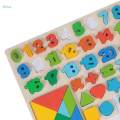 Wooden Puzzle Early Learning Toys for Toddlers Birthday Gifts Girls Boys. 