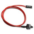 2 Pack 2 Pin SW PC Power Cable on/off Push Button ATX Computer Switch Wire 45cm - red. 