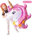 Unicorn Super Birthday Decoration Complete Package Including All Birthday Items. 