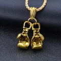 Fashion Men Boxing Glove Pendant Chain Necklace Fitness Sports Jewelry Gift. 