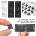 Water-proof Desktop Computer Laptop Alphabet Layout Keyboard Stickers Label Sticker Hebrew Letter. 