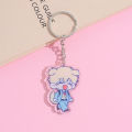 Cartoon Anime Skip and Loafer Keychain Cosplay Character Acrylic Figure Shima Sousuke Iwamura Mitsumi Pendent Keyring Fans Gifts. 