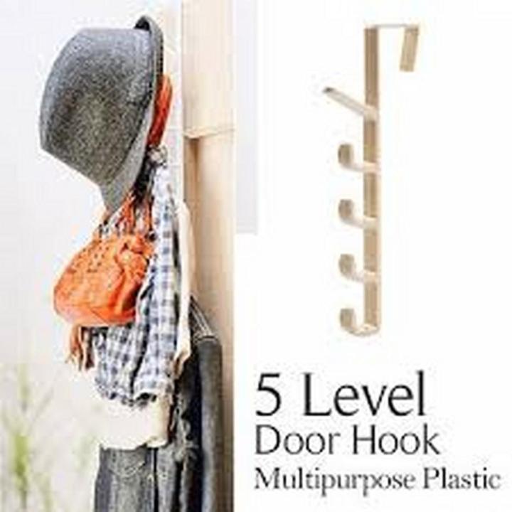 Plastic 5 Level Over The Door Hanger