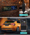 LED Matrix Pixel Panel Bluetooth APP Control Programmable RGB Pattern  Text Animation Display Car Decor Lamps. 