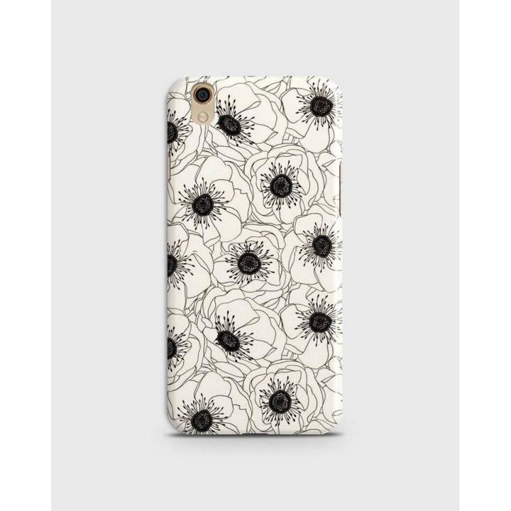 A37 Case Cover 3D Hard- Oppo Flower Sketch - 1Cover2363