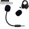 Mic Replacement for Logitech G Pro G233 G433 Stereo Gaming Headset 3.5mm Headphone Detachable Microphone Boom. 