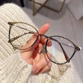 Prescription Light Blush Glasses Trendy Fashionable Blush Tinted Anti-blue Light Glasses Super Light Anti-glare Makeup-free. 