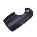 2Pcs ABS Black Door Wing MIRROR COVERS Near Passenger L+R for FORD TRANSIT MK6 MK7 2000-2014. 