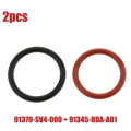 For ACURA HONDA Accessories Kits Power Steering Pump Rubber Inlet & Outlet O-Ring Seals 2 Pcs KIT 91345-RDA-A01+91370-SV4-000. 
