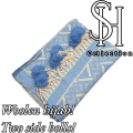 WOOLEN HIJAB / Mini shawl / Printed Woolen stoler / Warm stoler for girls / women / Shoulder shawl for girls. 