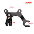 2 【Footprint】 【Hot Sale】 Isinplay Bicycle Disc Brake Modification Bracket Frame Adapter Mounting Holder Mountain Bike Disc Brake Converter V Brake Rack Disc Outdoor MTB Accessories. 