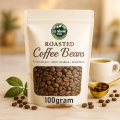 Roasted Coffee Beans 100gram (بھُنی ہوئی کافی کے بیج 100گرام) | Premium Roasted Coffee Beans 100gram | Whole Coffee Beans 100gram for Brew, Espresso & Moka Pot | Fresh Aroma Beans for Home Brewing. 