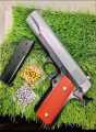 Metal+Plastic Airsoft Toy Gun - Colt 1911 (350g) & Beretta (375g) | 20-25m Shooting Range | BB Bullets Included | Fake Toy Gun for Kids & Outdoor Play. 