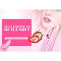 pack of 3 - Lipstick Strawberry Flavor Changeable Color lip balm. 