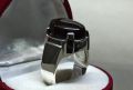 Natural Unheated Untreated Blood Red Aqeeq Mens Ring Sterling Silver 925 Deep Red Agate Ring Handmade Carnelian Ring Pure Chandi Ring Hakik Ring Akik Ring Aqiq Ring Shifat Al Abad Ring. 