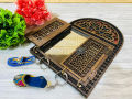 WALL MOUNTED KEY HOLDER - Antique wall decoration key holder, antique mirror for wall, Antique Home Decoration, wall hanging decoration, wall hanging mirror, Vintage Style Wall Mirror, antique door design key holder decor, unique items. 