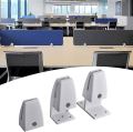 2 pcs Desk Screen Baffle Fixed Clamp, Desktop Screen Partition Clip, Office Desk Divider Clamp Desk Partition Support Holder, Table Separator Board Clamp for Home Office. 