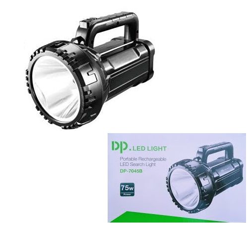 Super Bright Portable Search Light And Flashlight High Powered Handheld  Powerful Led Searchlight energy-saving - Large Battery Long Lasting Rechargeable - For Camping & Car Emergency-