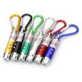 3 in 1 Multifunction Mini Laser Light Pointer, Torch Flashlight Keychain. 