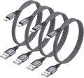 Charger Cable, RAVIAD [3M] iPhone Charger Lead Nylon Braided Lightning Cable Fast Charging Cable. 