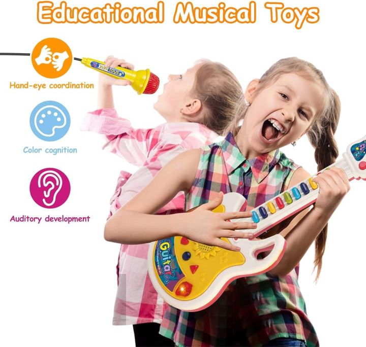Children's%20light%20music%20guitar%20with%20microphone%20boys%20and%20girls%20toy%20student%20children's%20musical%20instrument%20Toys%20for%20Toddlers%201-3,%20Kids%20Montessori%20Karaoke%20Electric%20Guitar%20with%20Microphone%20&%20Piano%20Set-%20parent-child%20interactive%20play%20house%20toys%20Best%20Gifts%20For%20Kids%20-%20Image%202